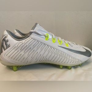 Nike Vapor Carbon Elite 2.0 2014 Football Cleats Mens Sz 15 White 631425-101